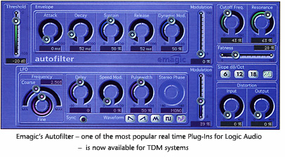 Logic Audio Autofilter for TDM